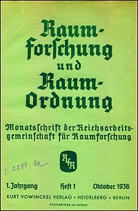 Konrad Meyers Schl&uuml;sselstellung in den Raum- und Agrarwissenschaften der NSZeit ist unter anderem daran ablesbar, dass er als Herausgeber zentraler Zeitschriften amtierte.  