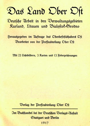1917 herausgegebene Propagandaschrift